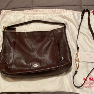 Coach Scout Hobo Oxblood